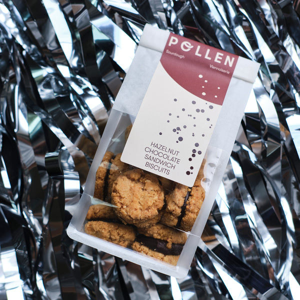 CHOCOLATE HAZELNUT SANDWICH BISCUITS