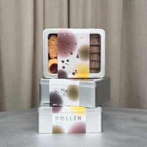 POLLEN FESTIVE BISCUIT TIN