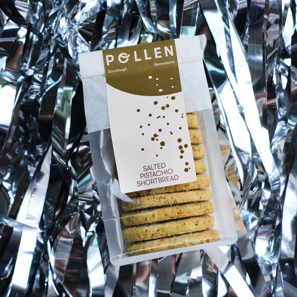 SALTED PISTACHIO SHORTBREAD