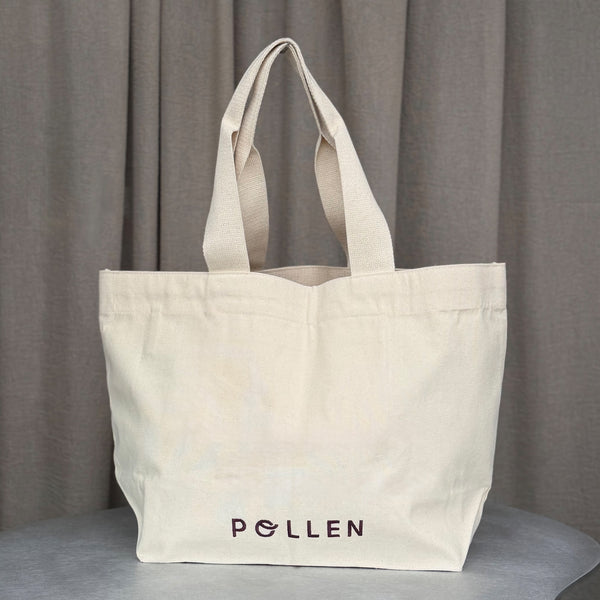 POLLEN EMBROIDERED TOTE BAG